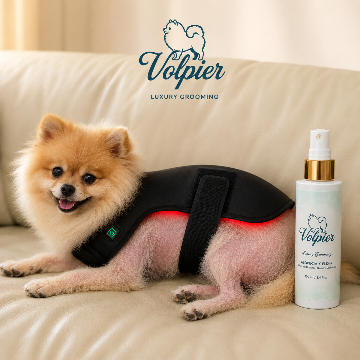 Volpier Elixir™ | Advanced Dermatological Lotion for BSD, Alopecia X and Coat Regeneration