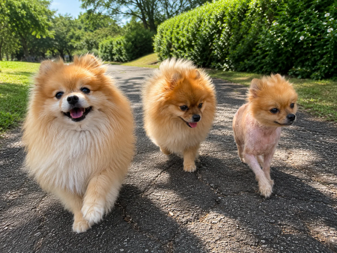 Il Pomerania perde pelo ma non ha prurito: cosa può essere?