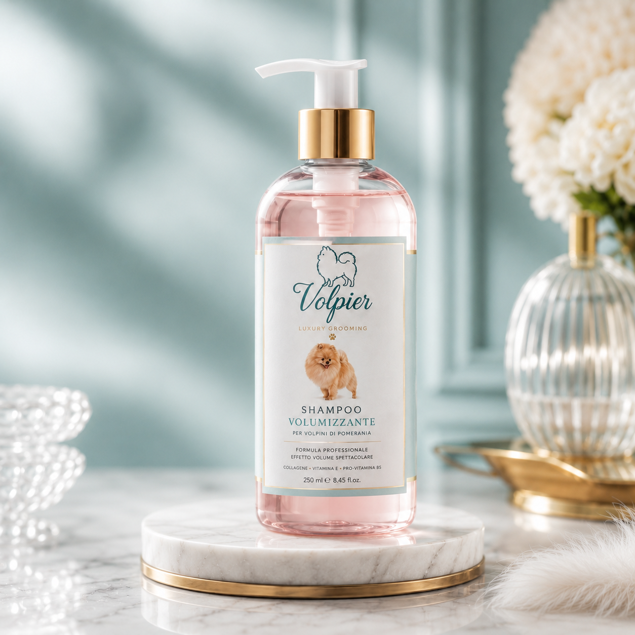 Volpier Nuvola Reale™| Shampoo Volumizzante per Volpini di Pomerania