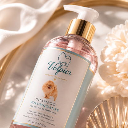 Volpier Nuvola Reale™| Shampoo Volumizzante per Volpini di Pomerania