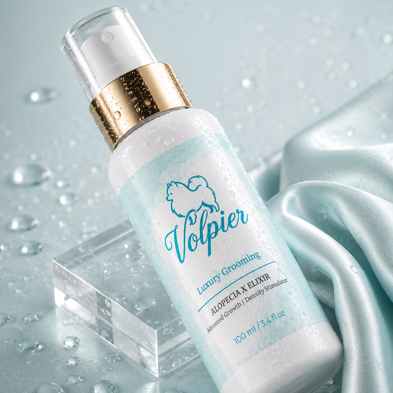 'Volpier Dermaluxe™' Lozione dermatologica avanzata per BSD, Alopecia X e rigenerazione del mantello