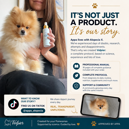 Volpier Elixir™ | Advanced Dermatological Lotion for BSD, Alopecia X and Coat Regeneration