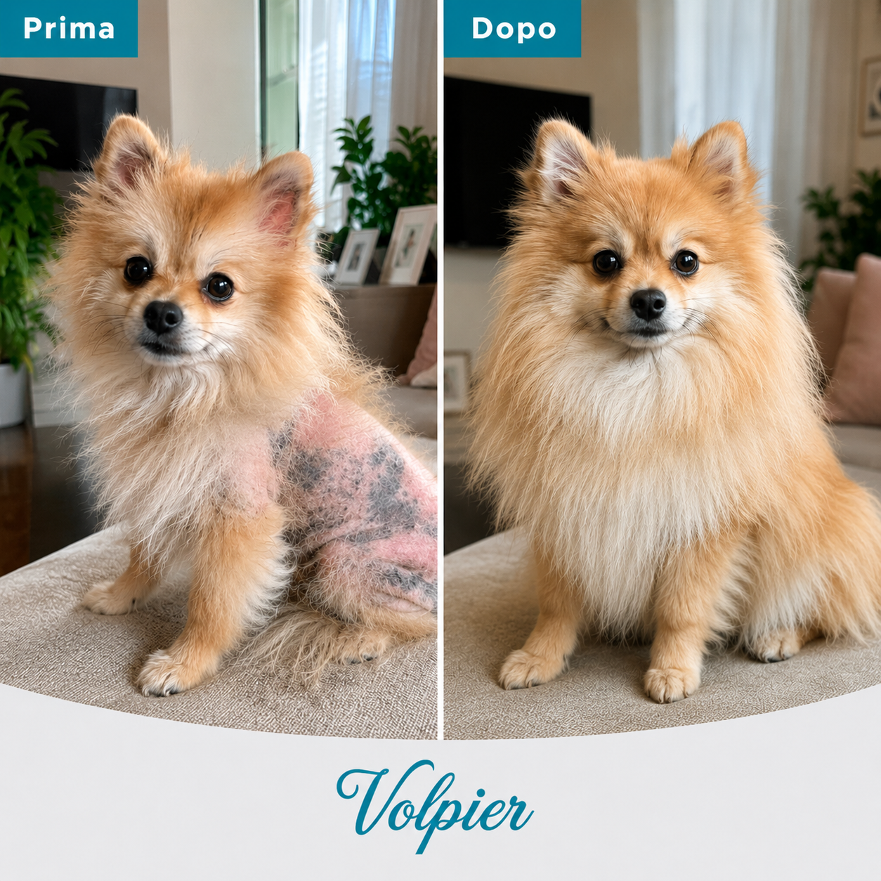 Volpier Dermaluxe™| Advanced dermatological lotion for BSD, Alopecia X, and coat regeneration
